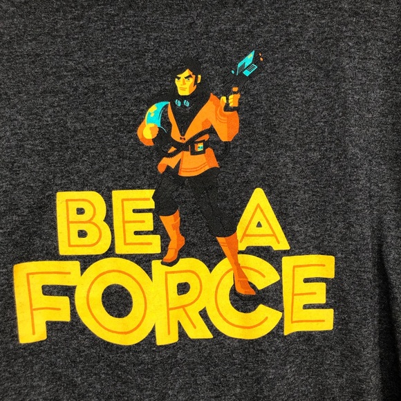 “Be A Force” Global Knowledge IT Training Shirt XL; Be Smart and be a force - Picture 2 of 5